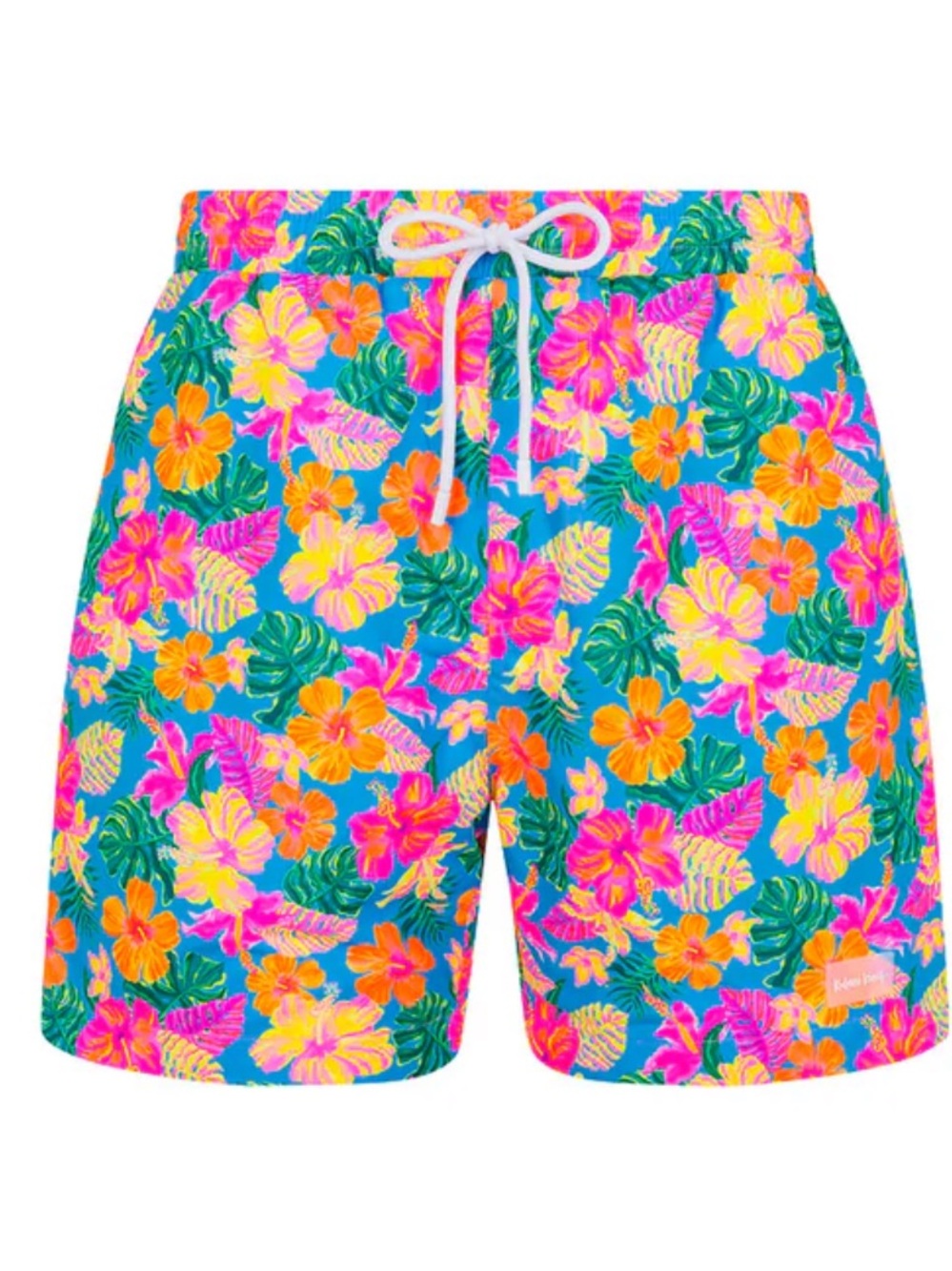 Kulani Kinis Neon Floral Swim Trunks in Paradise Pop - Picture 3 of 6